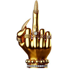 golden middel vinger