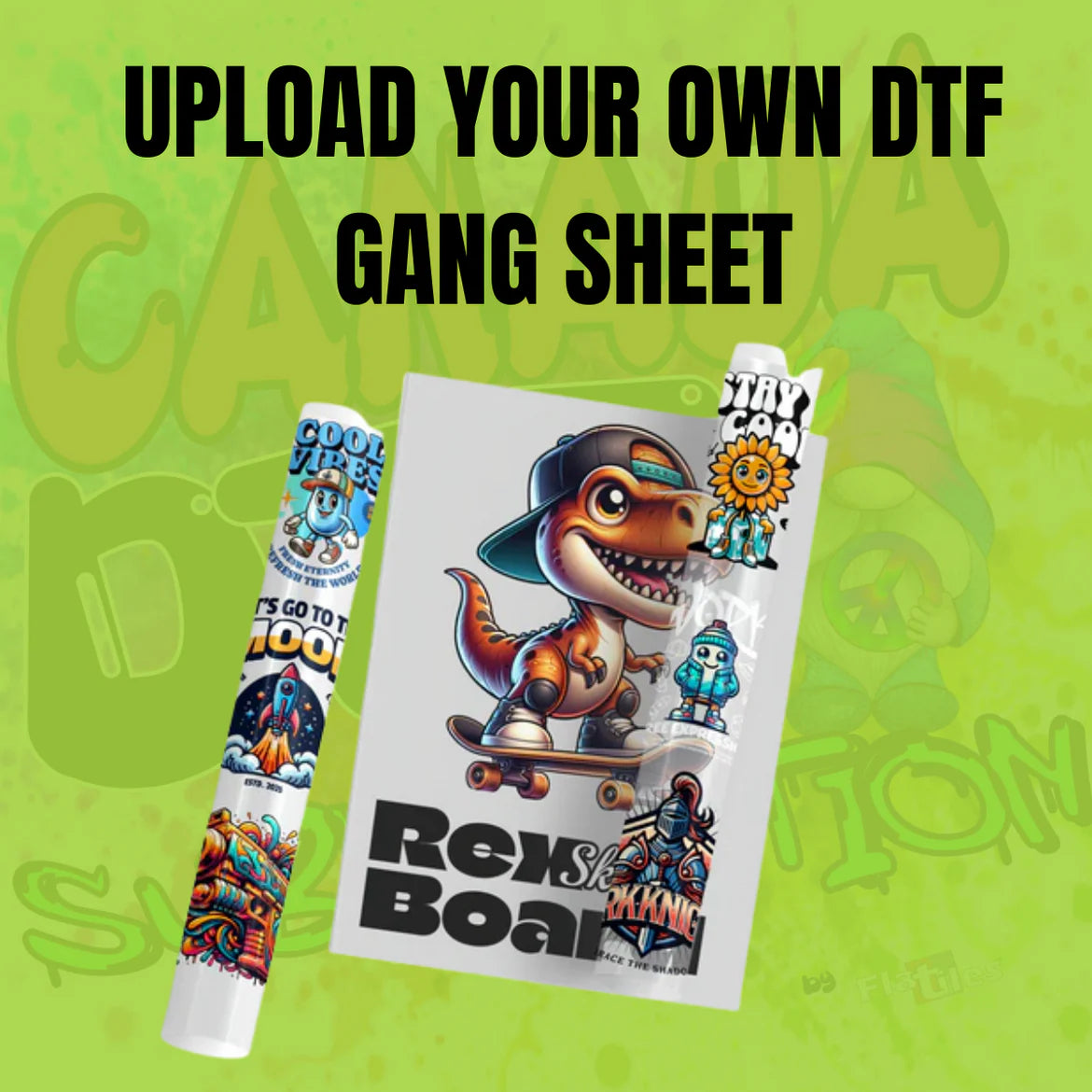 Upload your DTF design