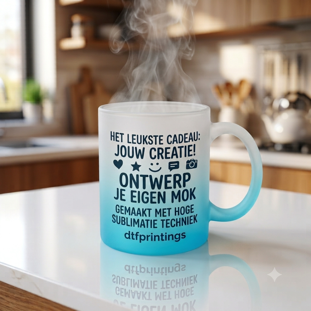 Frosted Gradient gepersonaliseerde mokken 330 ML