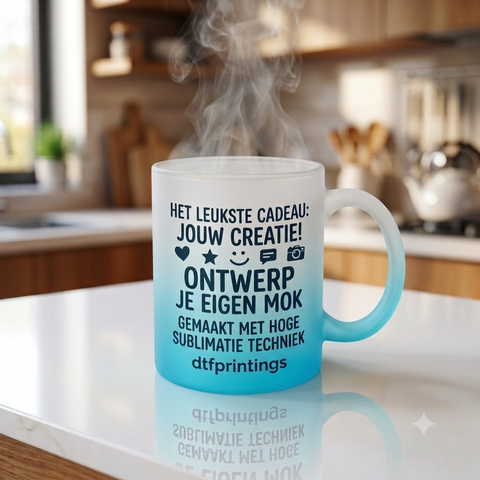 Frosted Gradient gepersonaliseerde mokken 330 ML