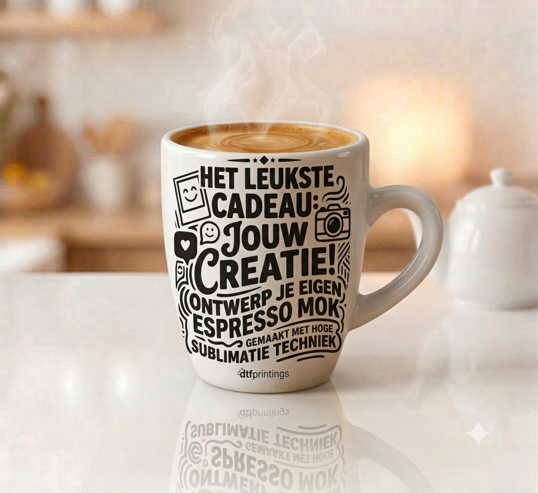 espresso mok gepersonaliseerde mok 150 ML