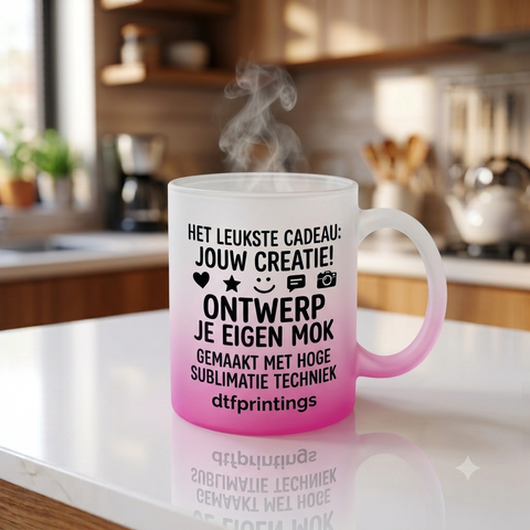 Frosted Gradient gepersonaliseerde mokken 330 ML
