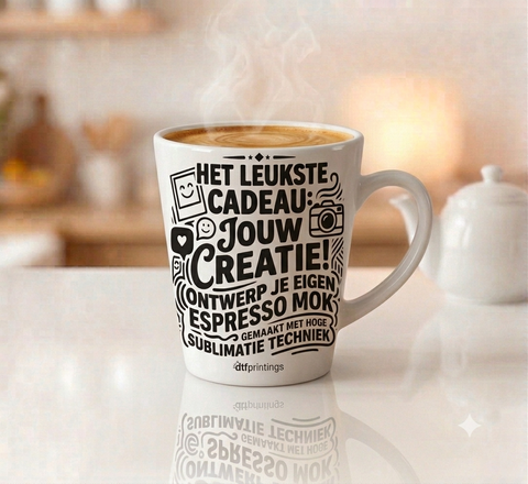 Latte Mok gepersonaliseerde mok 150 ML
