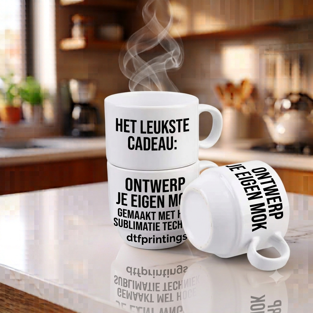 Stapelbare Kopje gepersonaliseerde 170 ml