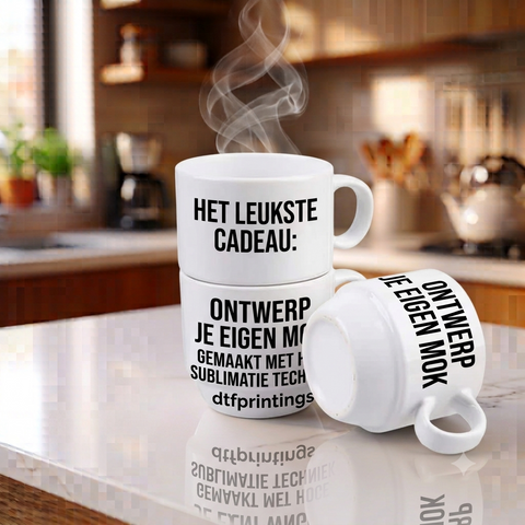 Stapelbare Kopje gepersonaliseerde 170 ml