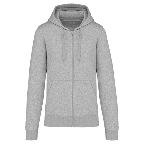 Kariban - K4030 - Ecologische herensweater met capuchon en ritssluiting
