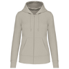 Kariban - K4031 - Ecologische damessweater met capuchon en ritssluiting