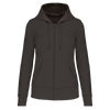 Kariban - K4031 - Ecologische damessweater met capuchon en ritssluiting
