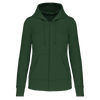 Kariban - K4031 - Ecologische damessweater met capuchon en ritssluiting