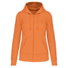 Kariban - K4031 - Ecologische damessweater met capuchon en ritssluiting