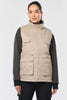 WK. Designed for Work - WK607 - Gewatteerde uniseks bodywarmer van polykatoen multi-zakken